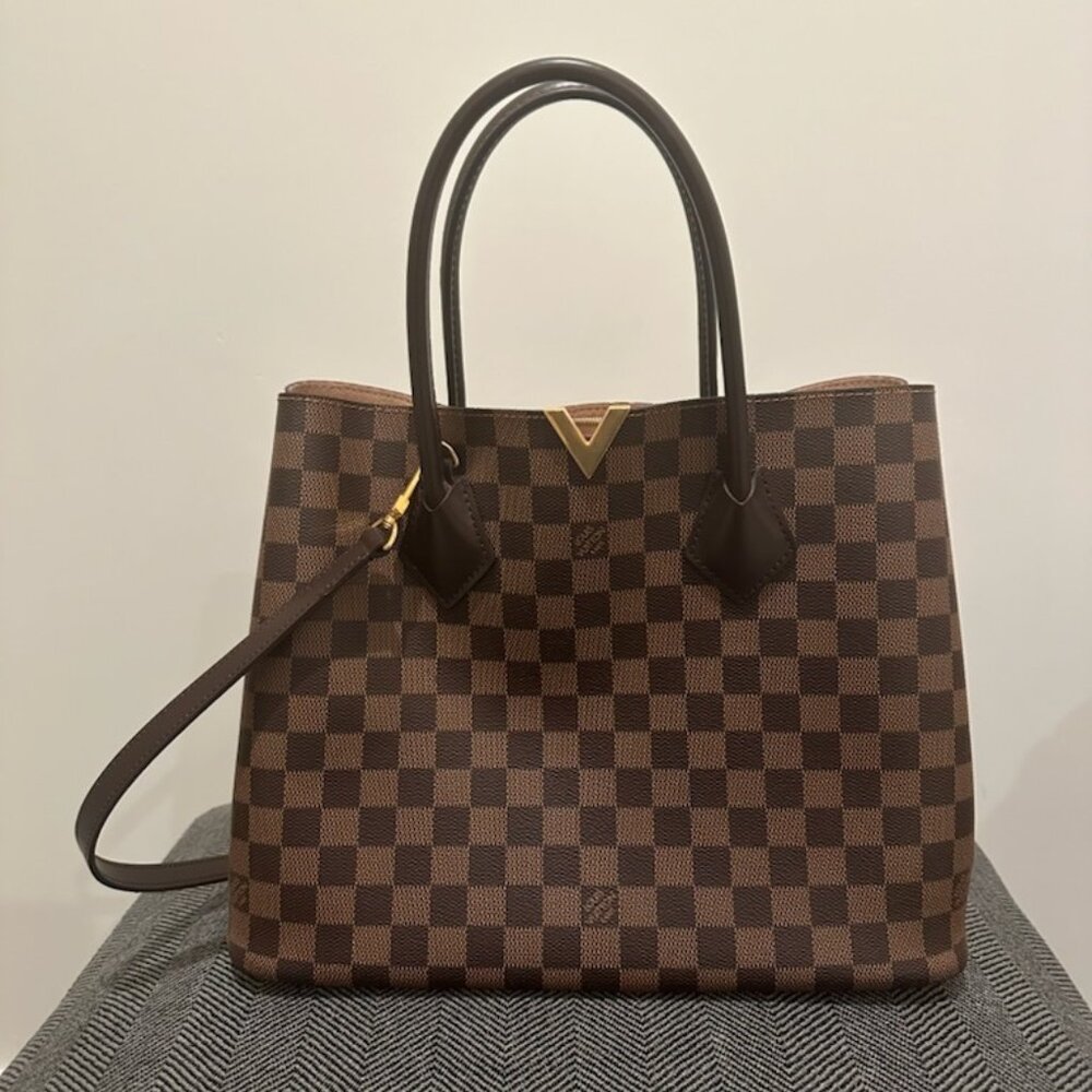 Louis Vuitton Kensington Damier Ebene Shoulder Bag
